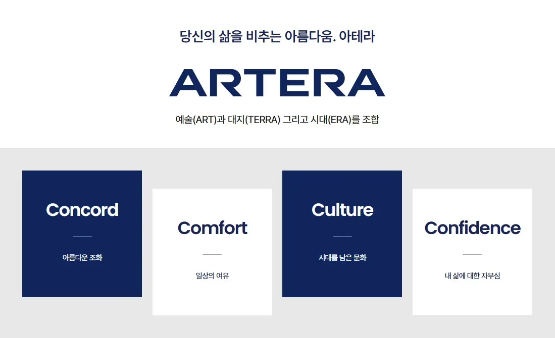 고덕신도시 아테라 금호건설 아테라 브랜드 소개